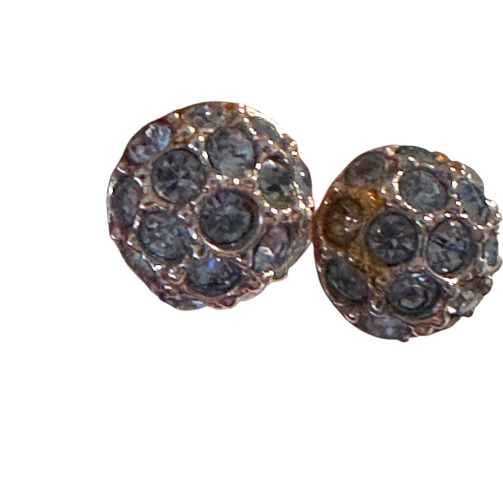 Dazzling Round Crystal Earrings - Picture 4 of 5